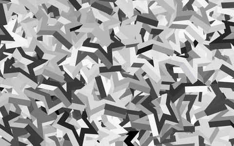 Dark Gray vector background with triangles. Stock Illustration