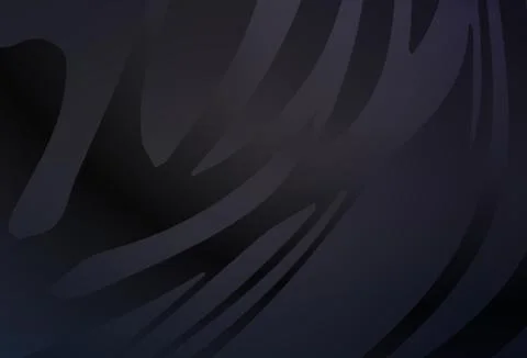 Dark Gray vector blurred pattern. Illustrazione stock