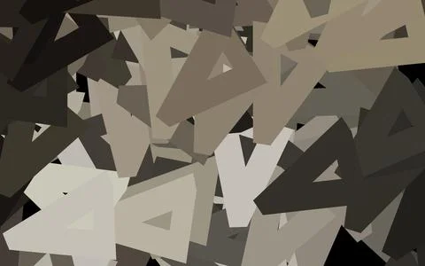 Dark Gray vector layout with lines, triangles. Stock-Illustration