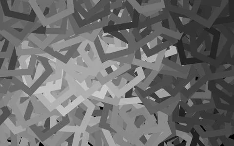 Dark Gray vector pattern with colorful hexagons. Illustrazione stock