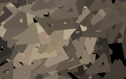 Dark Gray vector pattern with polygonal style. Stock Illustration