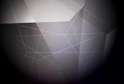 Dark Gray vector pattern with polygonal style. Stock Illustration