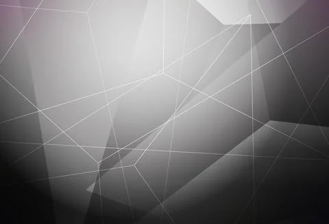 Dark Gray vector pattern with polygonal style. Stock Illustration