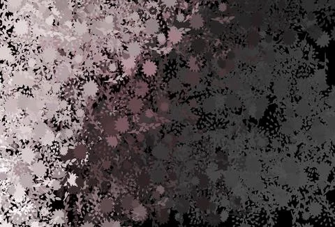 Dark Gray vector pattern with random forms. 스톡 일러스트