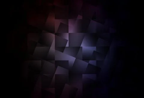 Dark Gray vector pattern in square style. Stock Illustration