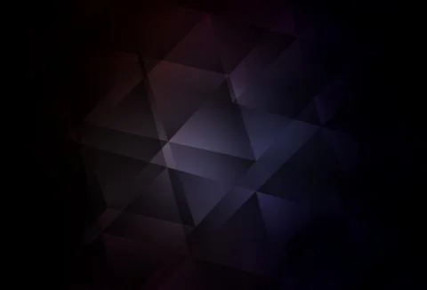 Dark Gray vector shining triangular background. Illustrazione stock