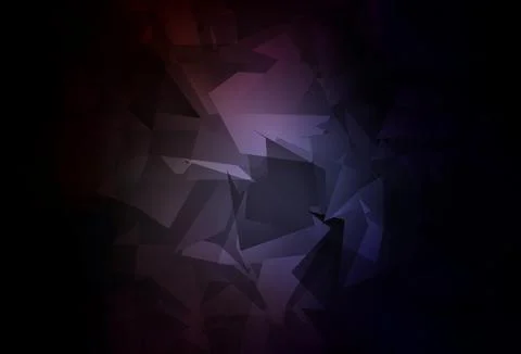 Dark Gray vector shining triangular layout. Stock Illustration