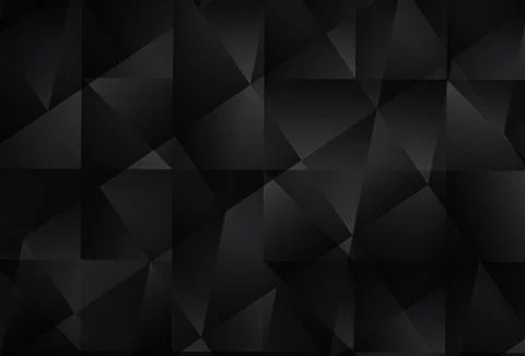 Dark Gray vector shining triangular backdrop. Stock Illustration