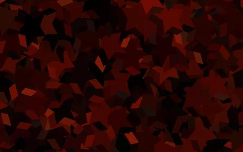 Dark Gray vector template with sky stars. Stock Illustration