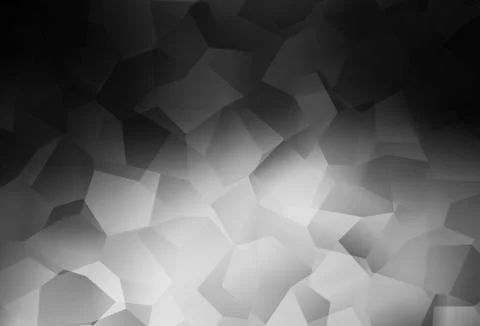 Dark Gray vector texture with abstract forms. Illustrazione stock