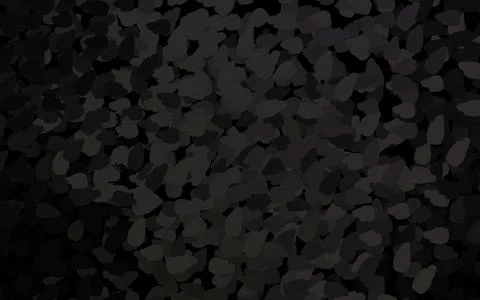 Dark Gray vector texture with abstract forms. Stock Illustration