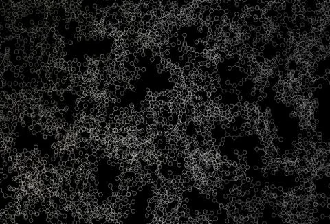 Dark Gray vector texture with artificial intelligence concept. Illustrazione stock