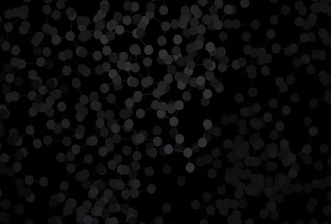 Dark Gray vector texture with artificial intelligence concept. Stock Illustration