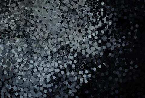 Dark Gray vector texture with disks. Stock Illustration