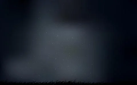 Dark Gray vector texture with milky way stars. Space stars on blurred abstrac Illustrazione stock