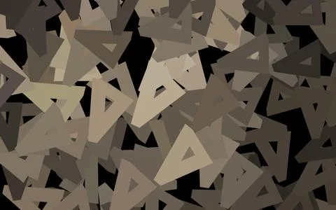 Dark Gray vector texture with triangular style. Ilustración de archivo