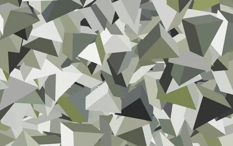 Dark Gray vector texture with triangular style. Ilustração Stock