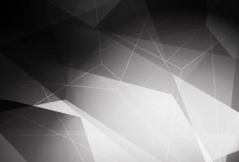Dark Gray vector texture with triangular style. Stock Illustration
