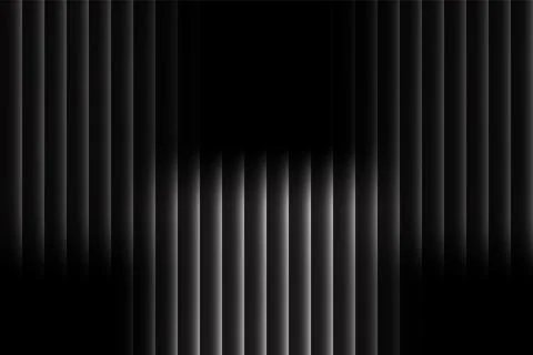 Dark gray vertical ribbed texture with subtle light highlights abstract bac.. Stock Illustration