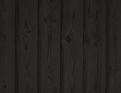 Dark gray woodgrain pattern textured background Stock Illustration