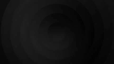 Dark grayscale abstract background with round circular elements 3d radial effect Stock Footage 167565614