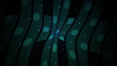Dark green abstract background with glowing blue lines and shapes. Stock Footage 335947489