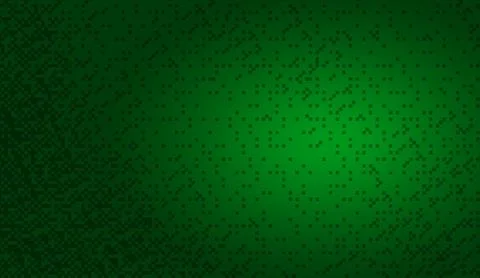 Dark green abstract background with halftone dots and gradient lighting for Stock Illustration