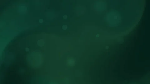 Dark Green Abstract Background with Soft Bokeh Light and Smooth Waves Stock Footage 303399171