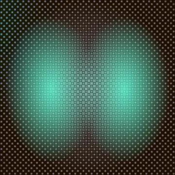 Dark Green abstract background with texture from squares. Vector Stock Illustration