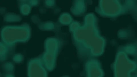Dark Green Abstract Blurred Background with Soft Organic Shapes Effect Stock Footage 303272809
