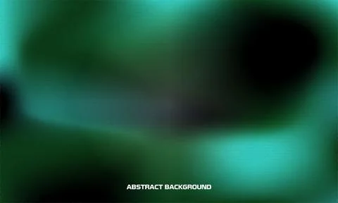 Dark Green Abstract Blurred Gradient Background Stock Illustration