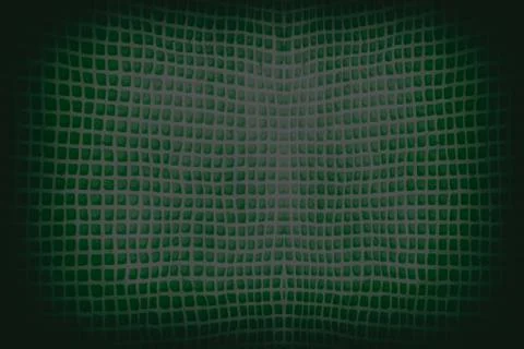 Dark  green abstract checkered string wave background or texture Stock Illustration