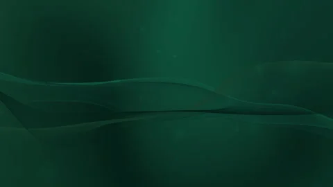 Dark Green Abstract gradient Wave Background with Soft Light Particles Stock Footage 303271436