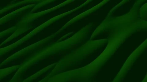 Dark green abstraction with smooth, diagonal lines. Liquid texture.  Stock Illustration