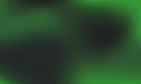 Dark green and black gradient background, with grainy texture, and soft blur Stock Illustration