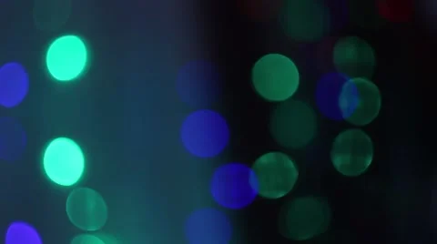 Dark green and red blinking bokeh lights Stock Footage 46149738