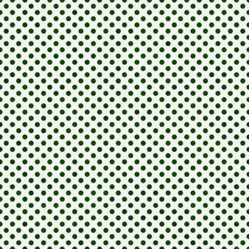 Dark Green and White Small Polka Dots Pattern Repeat Background Illustrazione stock