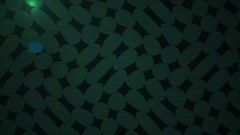 Dark green background with glowing lights and geometric shapes. Stock Footage 337457853