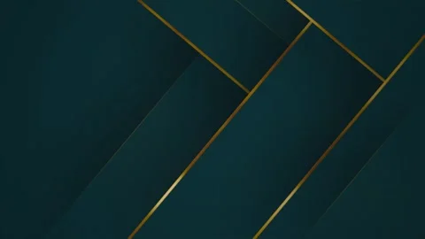 Dark green background with gold lines. 스톡 동영상 332865510