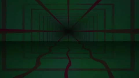 Dark green background with red grid lines and cracked effect. Stock Footage 335509972