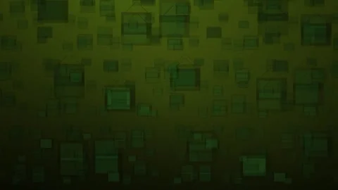 Dark green background with square patterns. Stock Footage 335510100