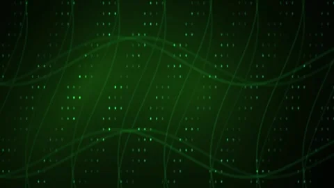 Dark green background with white dots and lines. Stock Footage 335947607