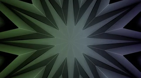 Dark green background.Design.Abstraction on which the lines make up a flower and Stock Illustration