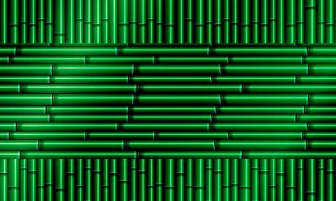 Dark green bamboo stick pattern background. Vintage bamboo nature background. Stock Illustration