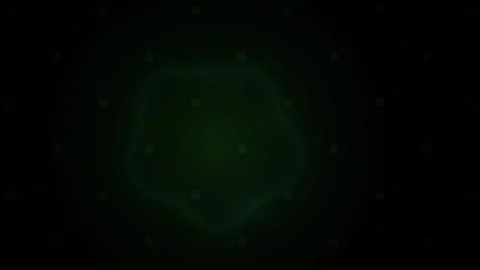 Dark green circular object on black. Stock Footage 340011565
