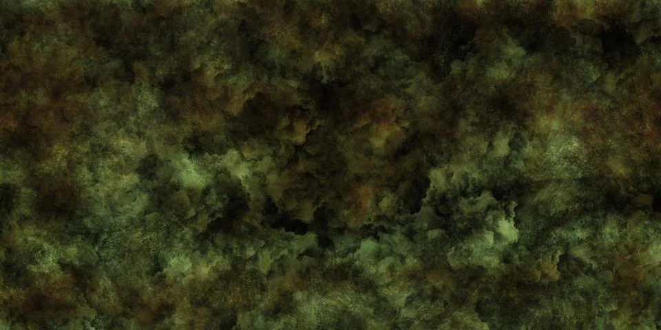 Dark Green Clouds Stock Illustration