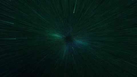 Dark Green Flares Hyper Space Horizon Motion Background 動画素材 276428671