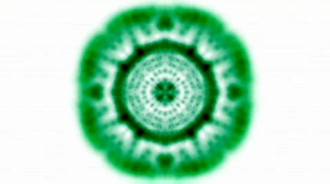 Dark green flower pattern and ray,watercolor style.egg,bubble,blister,Bacteria, Stock Footage 790176
