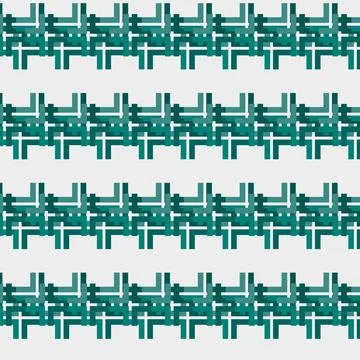 Dark green geometric pattern template Stock Illustration