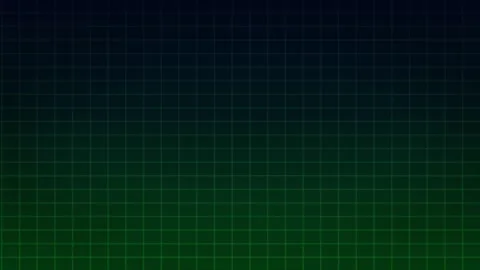 Dark to Green Glowing Grid Animation | Futuristic Tech Loop Background Stock-Footage 311576492